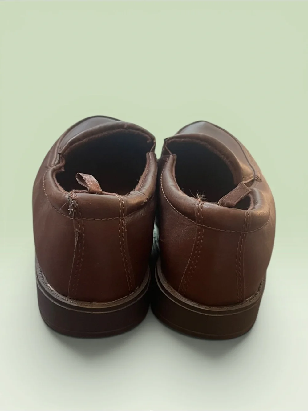 Brown Slip-On boys Leather Loafers